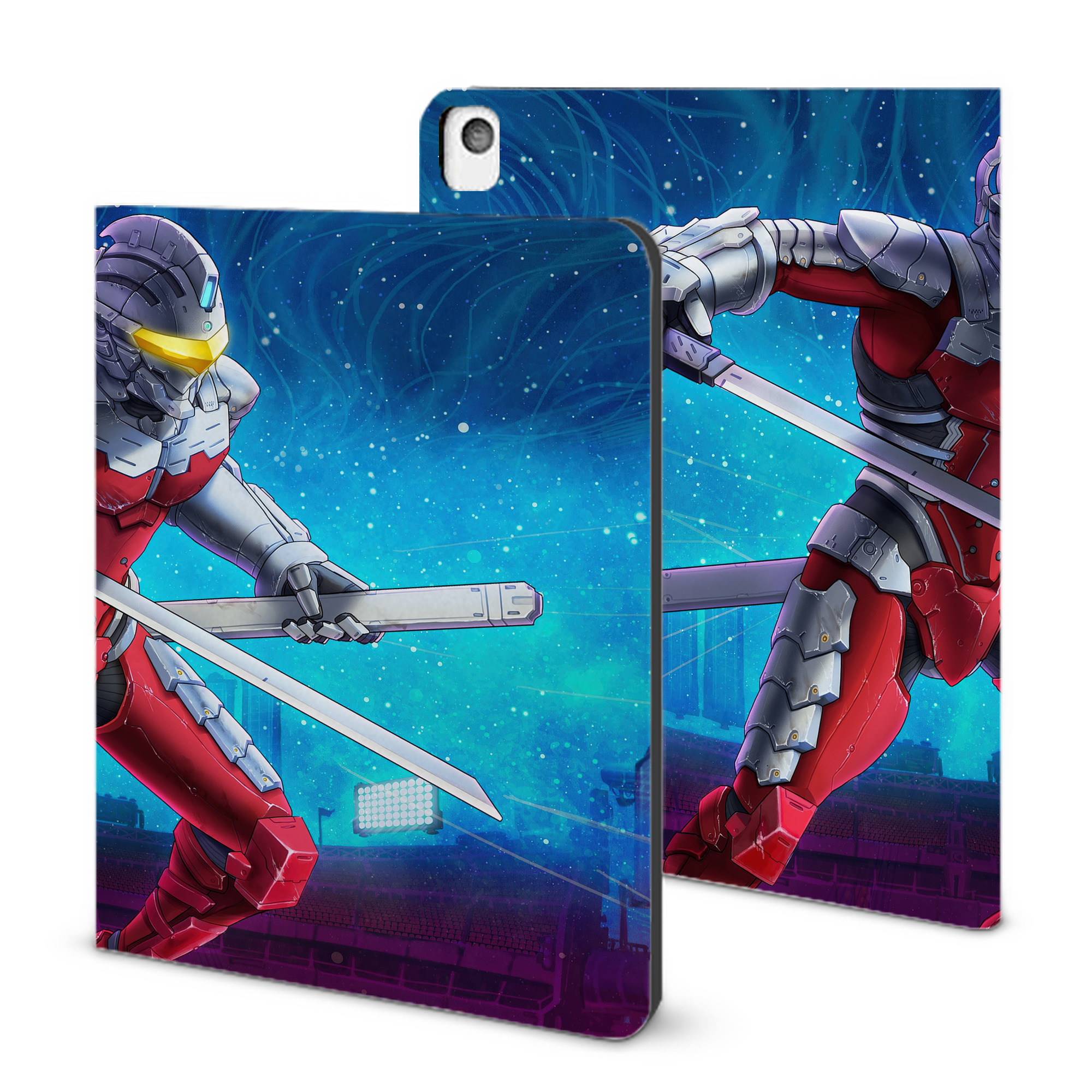 （画像用） ウルトラマン Ultraman IPadケース ペンホルダー付き ブックスタイルデザイン